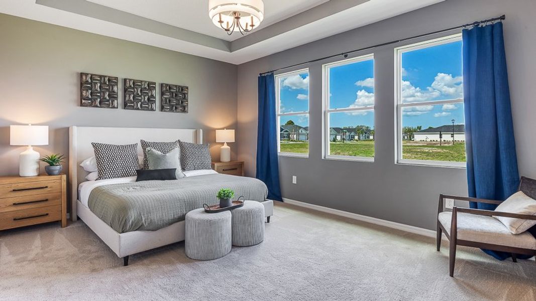 Furnished interior in a model home at Legacy Preserve in Parrish (Image 26). Furnished interior in a model home at Legacy Preserve in Parrish (Image 26).