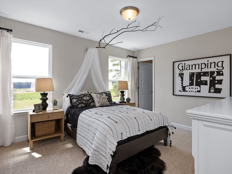 Furnished interior in a model home at Wellers Knoll in Lillington (Image 29).