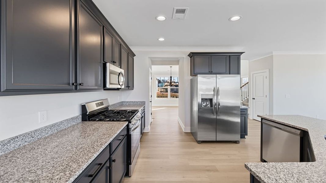 Furnished interior in a model home at Abelia Meadows in Piedmont (Image 3).