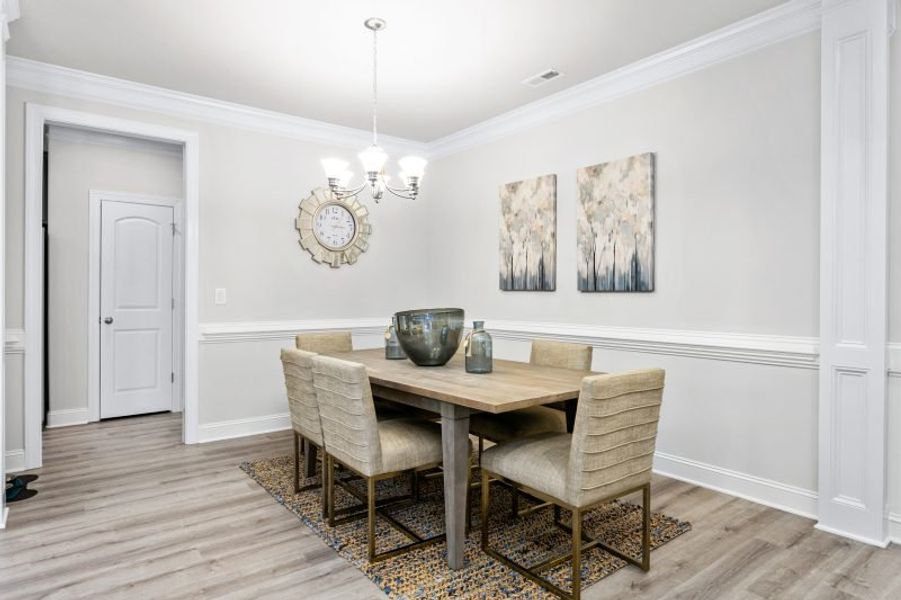 Furnished interior in a model home at Northborough in Colfax (Image 52).