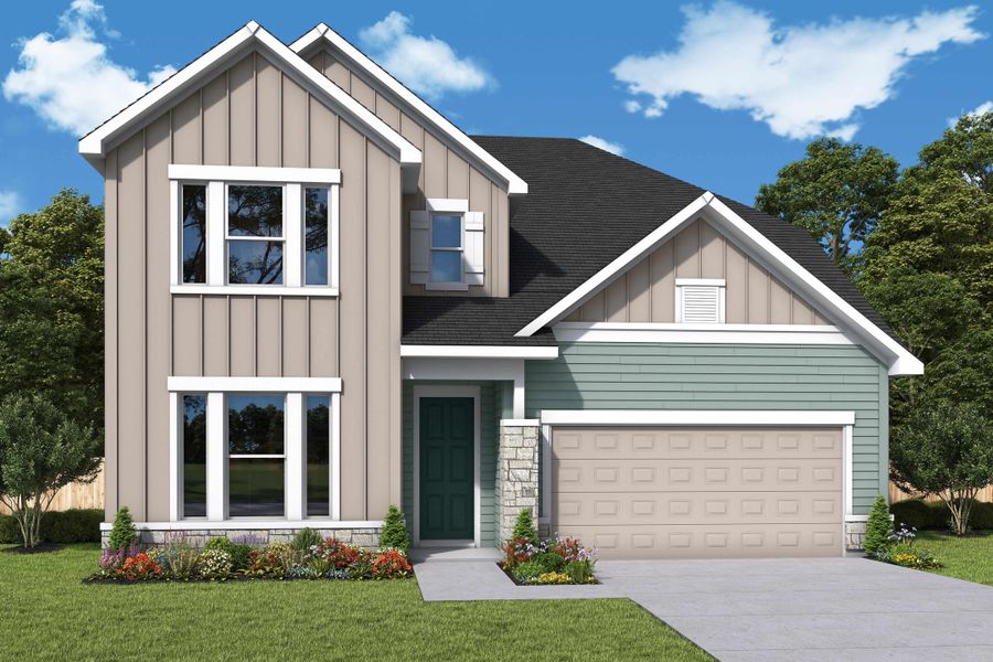 Front exterior of a home in the Lakeside at Satilla community, located in St. Cloud, FL (Image 16).