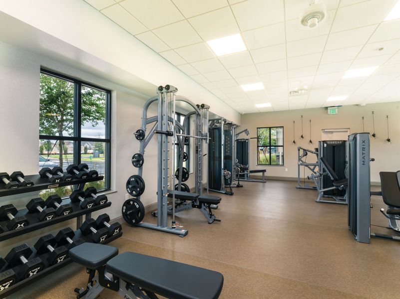 Fitness Center & Sports Courts