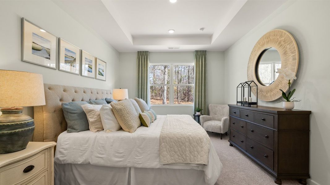 Furnished interior in a model home at Cottages at Blue Ridge in Bonaire (Image 13).