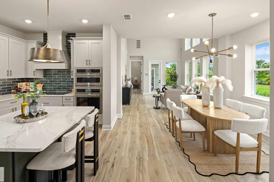 Furnished interior in a model home at Laureate Park at Lake Nona - Garden Series in Orlando (Image 5).