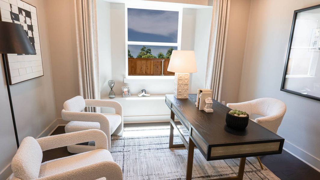 Furnished interior in a model home at Inspiration in Lucas (Image 7). Furnished interior in a model home at Inspiration in Lucas (Image 7).