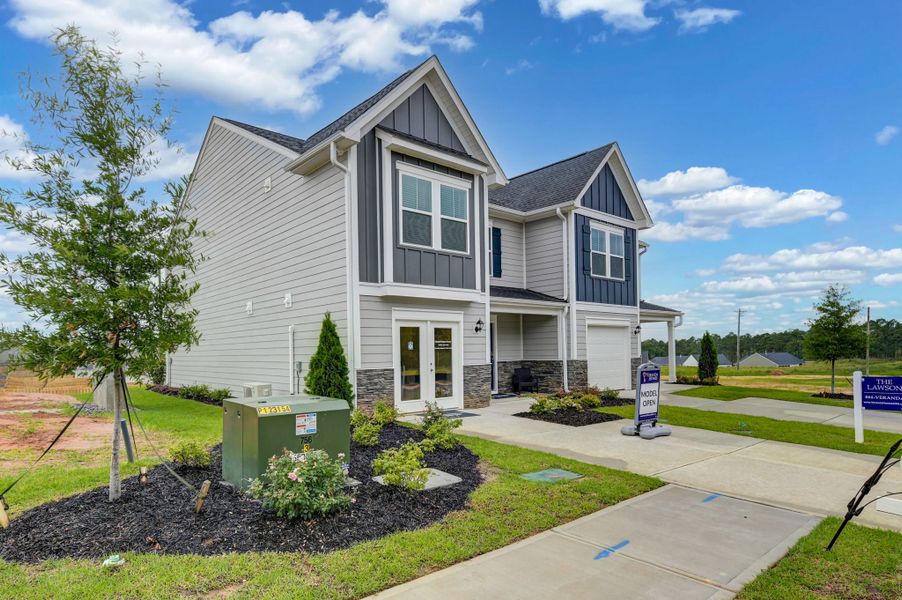 Front exterior of a home in the The Abbey at Trolley Run Station community, located in Aiken, SC (Image 9).