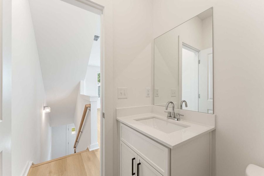 Furnished interior in a model home at Array in Atlanta (Image 36).