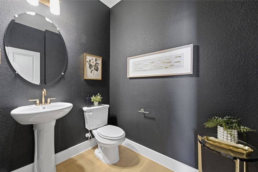 Furnished interior in a model home at Lariat in Liberty Hill (Image 36).