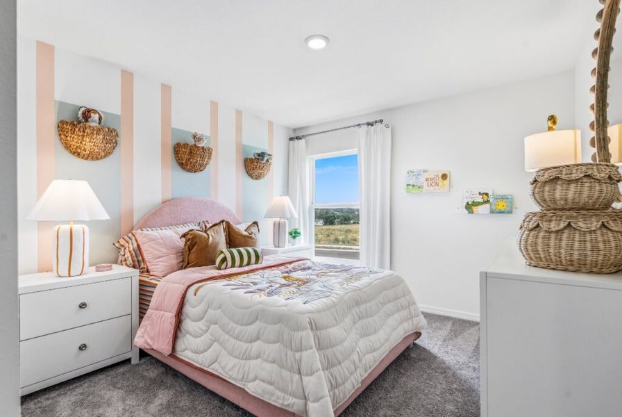 Furnished interior in a model home at Citrus Ridge in Lake Wales (Image 23).