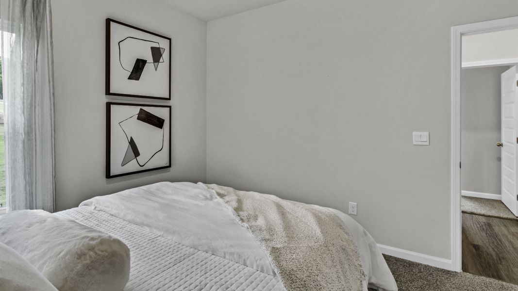 Furnished interior in a model home at Bailey Park in Fayetteville (Image 14).