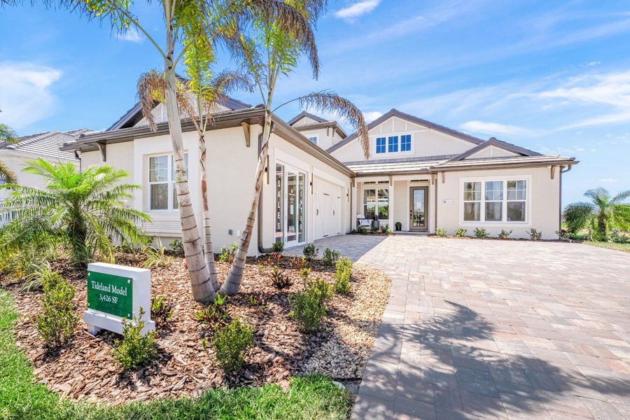 Front exterior of a home in the Palmera at Wellen Park community, located in Venice, FL (Image 12).