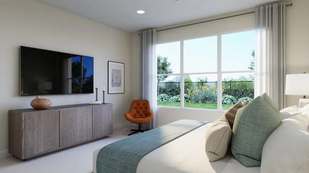 Furnished interior in a model home at Country Club Estates in Palm Bay (Image 2). Furnished interior in a model home at Country Club Estates in Palm Bay (Image 2).