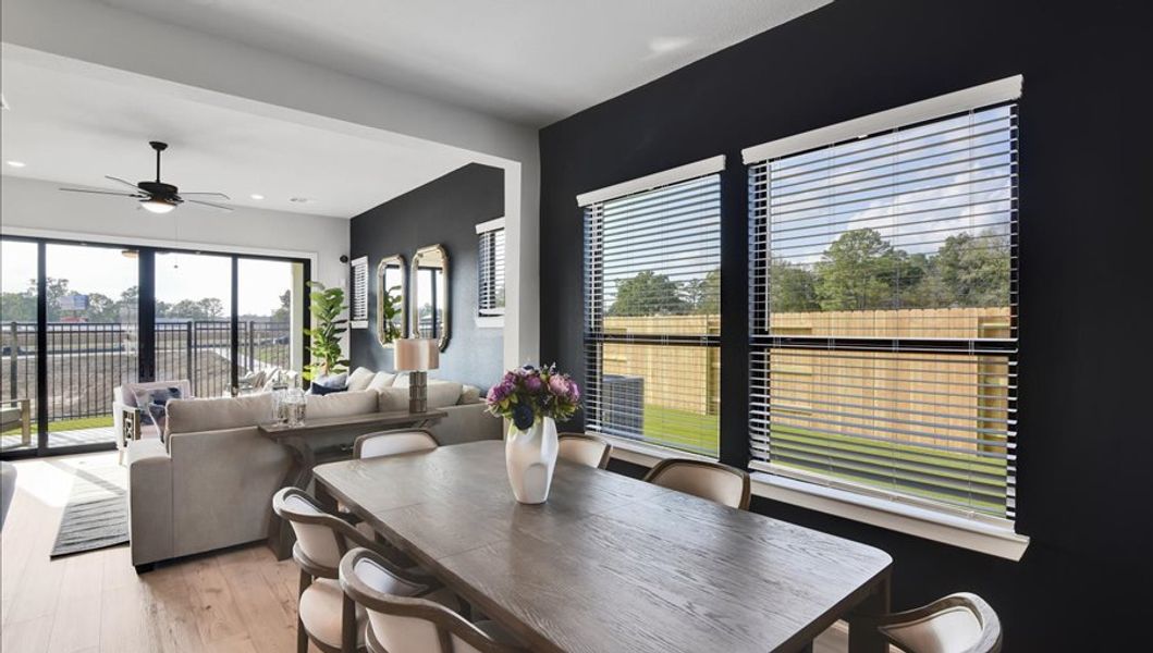 Furnished interior in a model home at Summer Place  35' in Montgomery (Image 53).