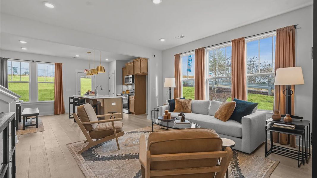 Furnished interior in a model home at El Dorado in Spartanburg (Image 7). Furnished interior in a model home at El Dorado in Spartanburg (Image 7).