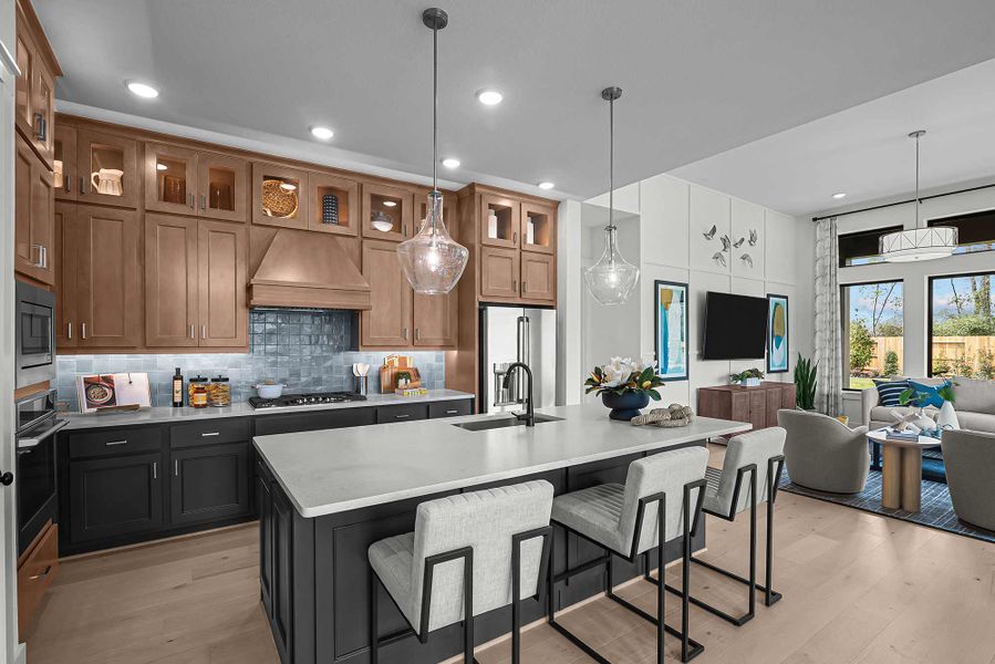 Furnished interior in a model home at ARTAVIA 50' Homesites in Conroe (Image 5). Furnished interior in a model home at ARTAVIA 50' Homesites in Conroe (Image 5).