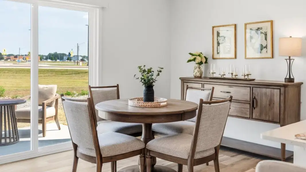 Furnished interior in a model home at Cherokee Overlook in Sevierville (Image 12).