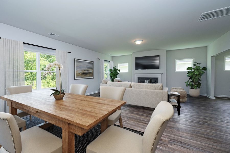 Eat-In to Great Room | Turner Plan