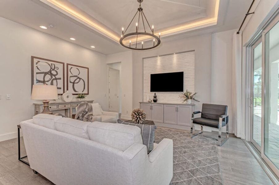 Furnished interior in a model home at Artisan at Watercolor Place in Bradenton (Image 40). Furnished interior in a model home at Artisan at Watercolor Place in Bradenton (Image 40).