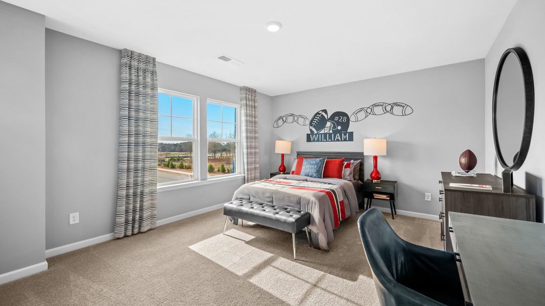 Furnished interior in a model home at Westland in Bogart (Image 15).