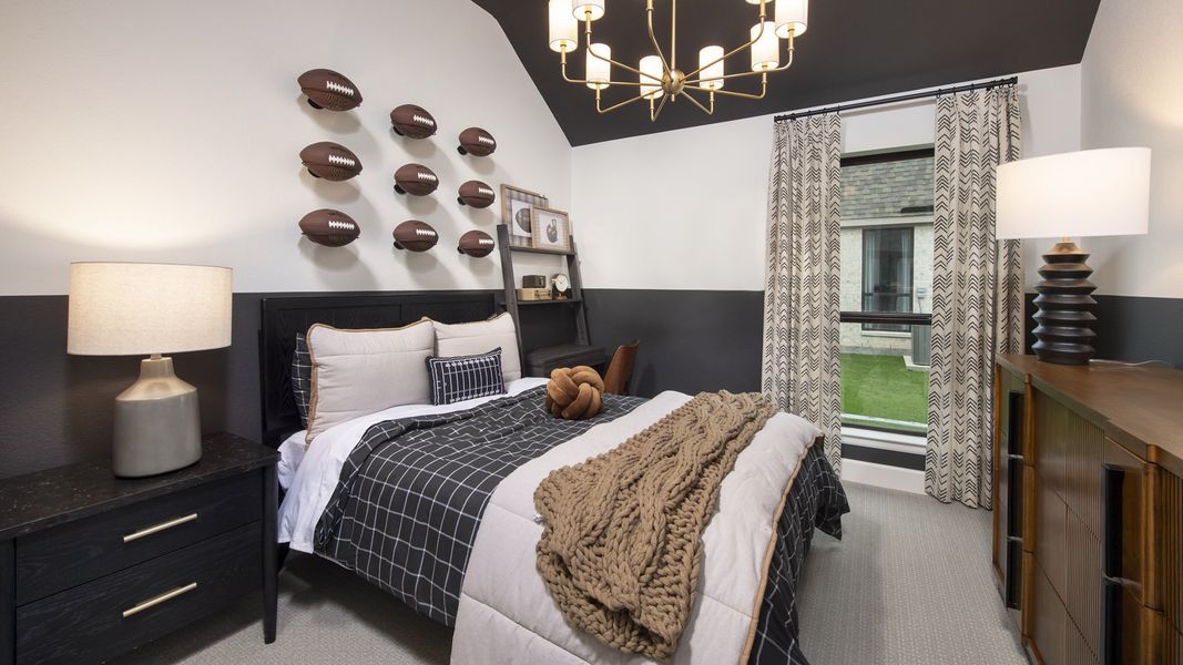 Furnished interior in a model home at Juniper Springs 50' in Lockhart (Image 15).