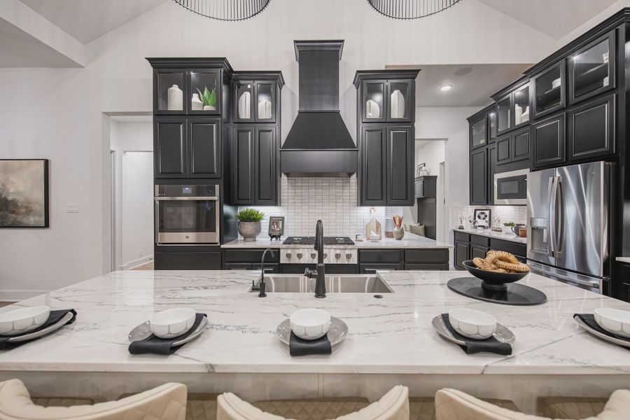 Furnished interior in a model home at Heimer Estates at Garden Ridge in San Antonio (Image 5). Furnished interior in a model home at Heimer Estates at Garden Ridge in San Antonio (Image 5).