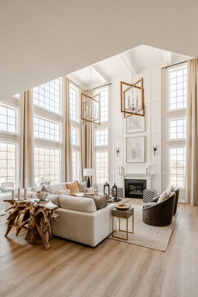 Furnished interior in a model home at The Gables at Handsmill Waterfront in York (Image 7).