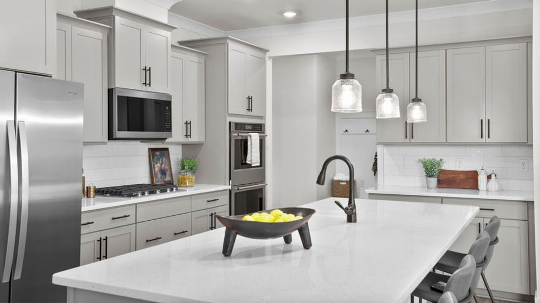 Furnished interior in a model home at Sycamore Cove in Woodruff (Image 48).