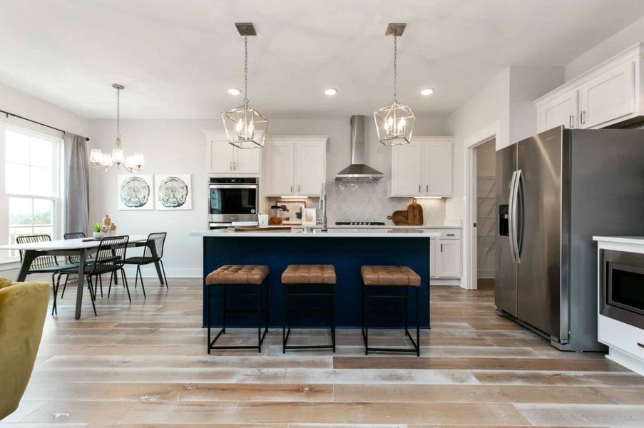 Furnished interior in a model home at Westfield Manor Homes in Gallatin (Image 9).