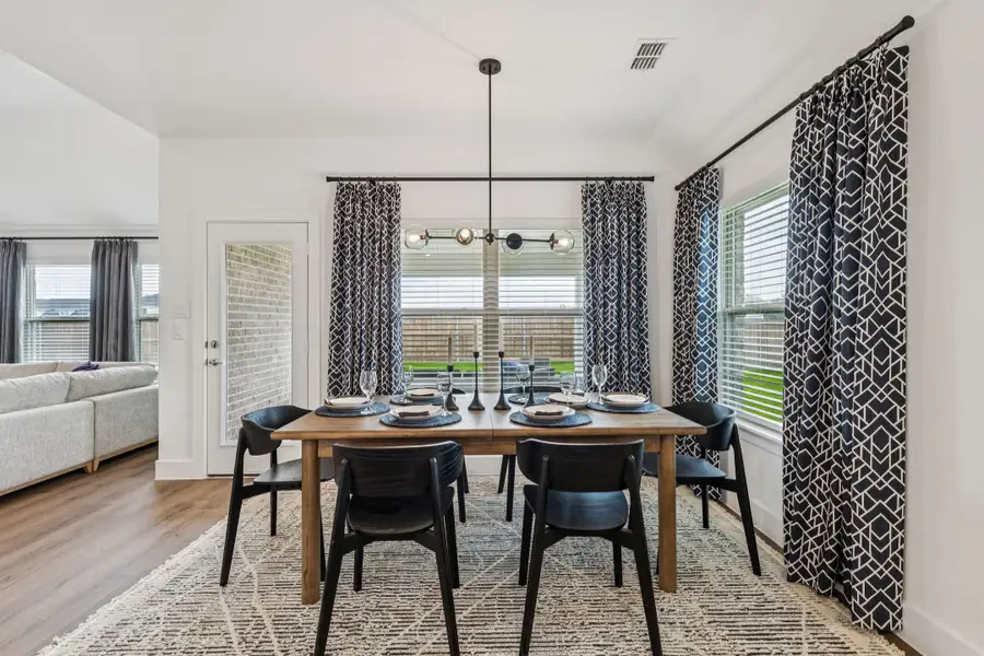 Furnished interior in a model home at Haven Ranch in Waxahachie (Image 2). Furnished interior in a model home at Haven Ranch in Waxahachie (Image 2).