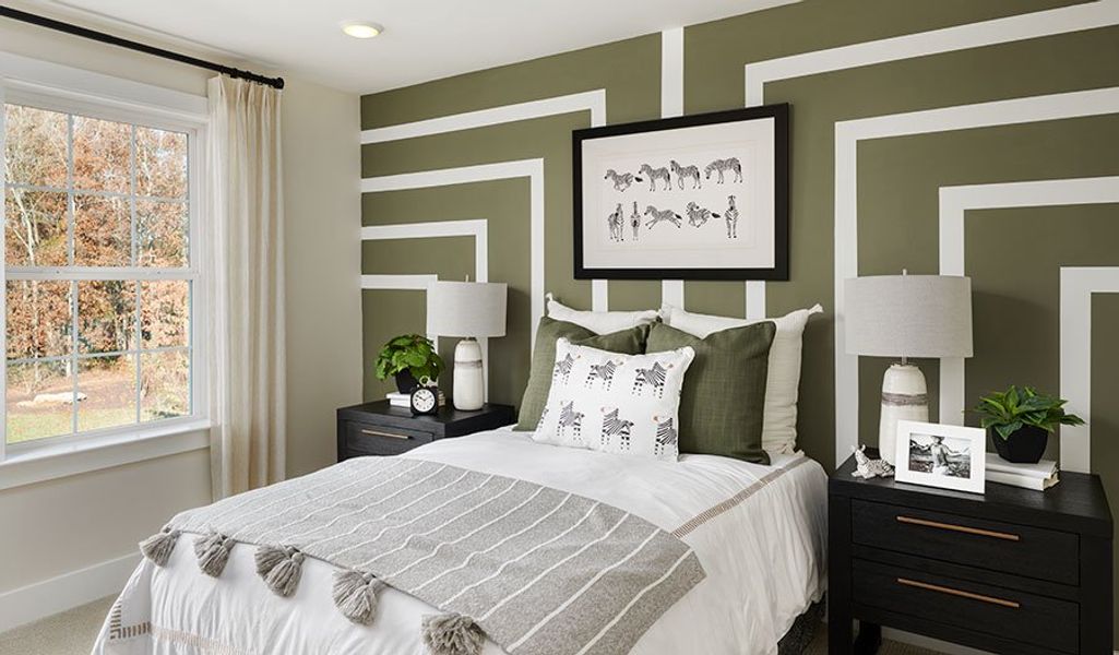 Furnished interior in a model home at Williamsport Landing in Columbia (Image 12).