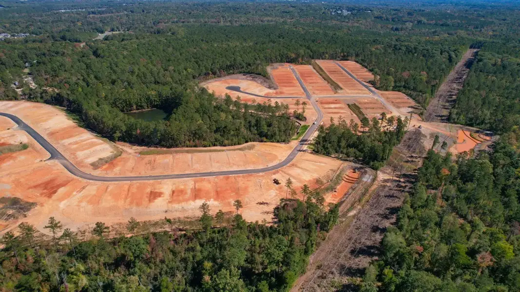 Site preparation and early development at Lorick Valley in Blythewood, SC (Image 16).