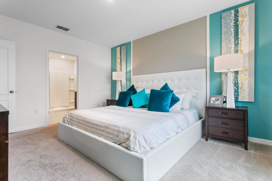 Furnished interior in a model home at Villamar in Winter Haven (Image 35).