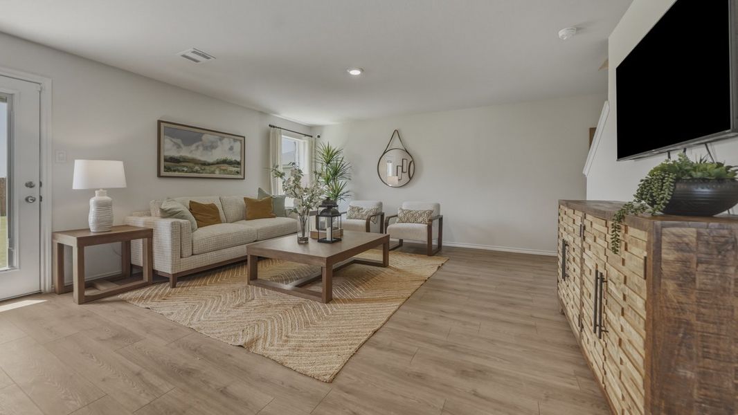 Furnished interior in a model home at Asher Oaks in Bonham (Image 22). Furnished interior in a model home at Asher Oaks in Bonham (Image 22).
