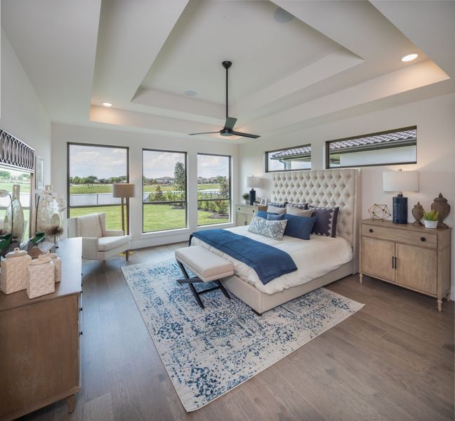Furnished interior in a model home at Harper Estates in Celina (Image 23).
