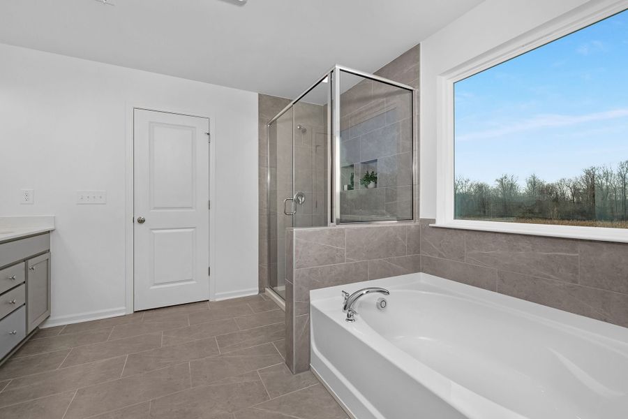 Furnished interior in a model home at Whispering Hills in Locust (Image 12).