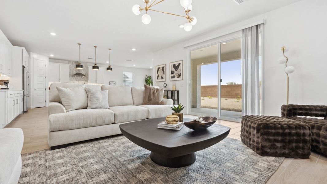 Furnished interior in a model home at Prada in Phoenix (Image 11).