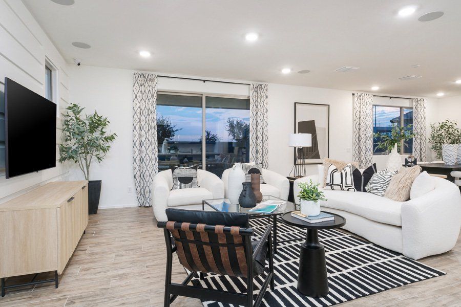 Furnished interior in a model home at Laveen Vistas III in Laveen (Image 35). Furnished interior in a model home at Laveen Vistas III in Laveen (Image 35).