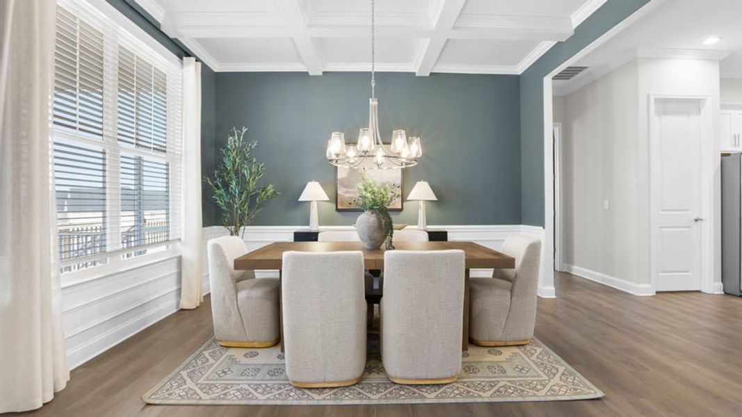 Furnished interior in a model home at Alder Pond in Campobello (Image 8). Furnished interior in a model home at Alder Pond in Campobello (Image 8).