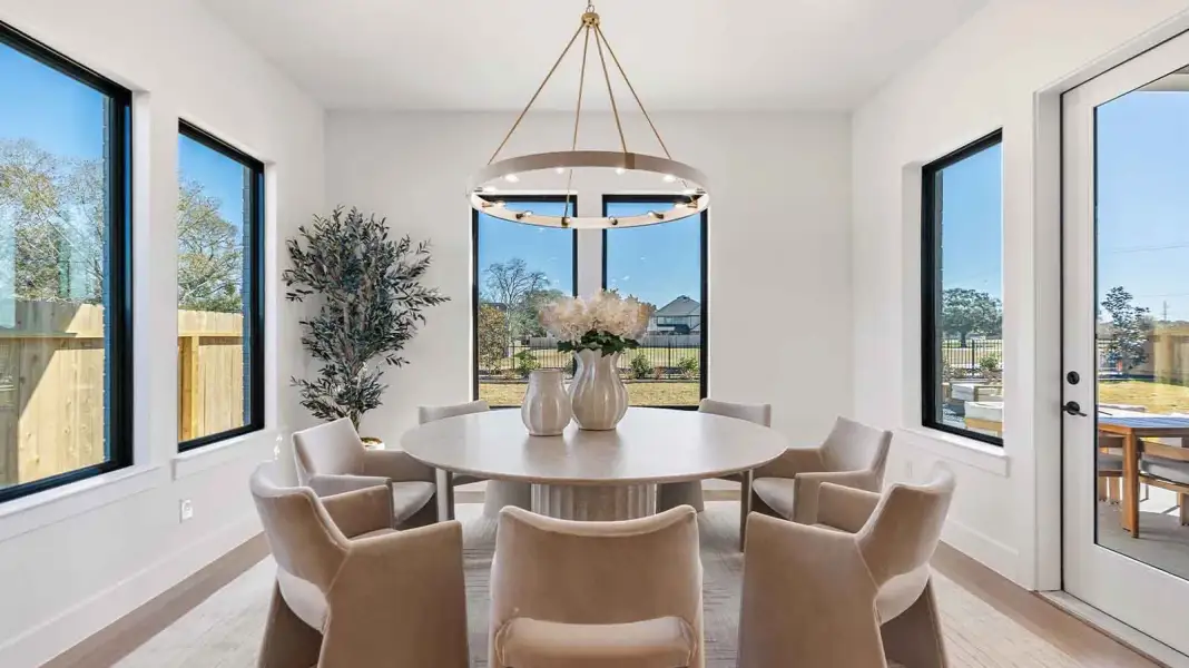 Furnished interior in a model home at The Ridge at Tamarron in Fulshear (Image 6).