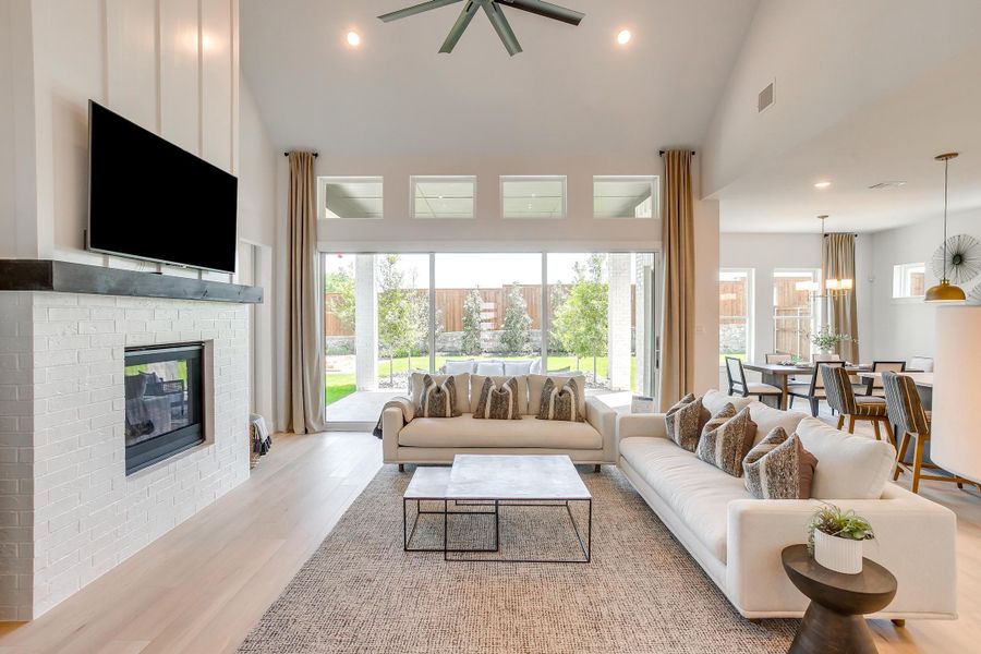 Furnished interior in a model home at Ten Mile Creek in Celina (Image 6).