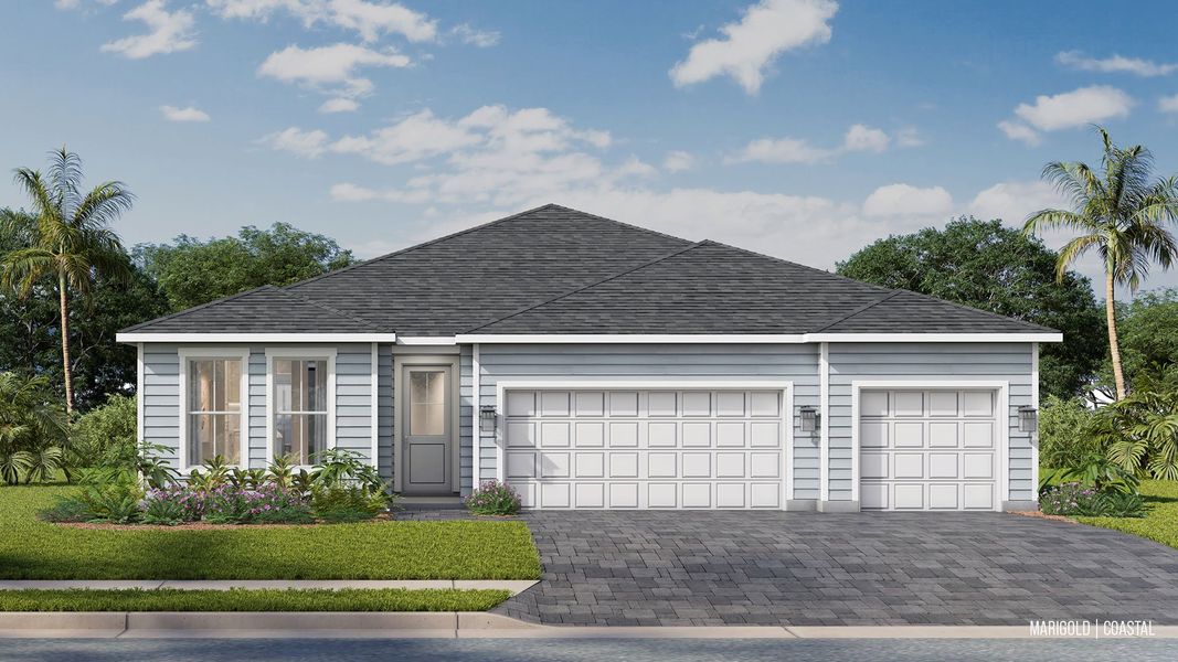 Front exterior of a home in the Haven at Diamond Springs community, located in Jacksonville, FL (Image 3).