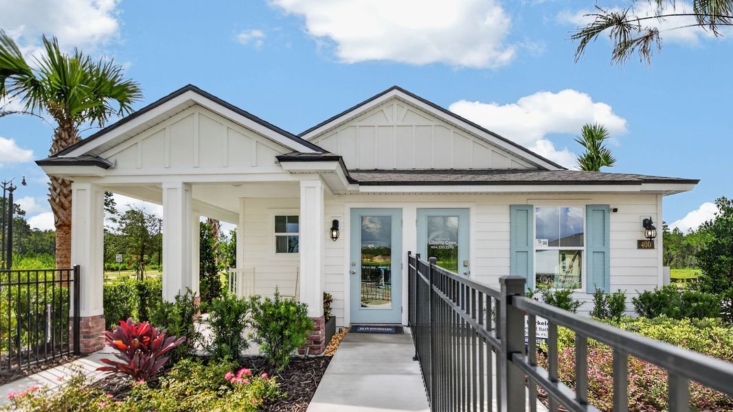 Front exterior of a home in the Liberty Cove community, located in Yulee, FL (Image 5).