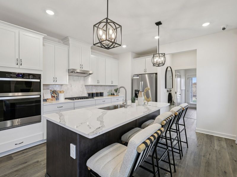 Furnished interior in a model home at Benders Cove - Premier Series in Mount Juliet (Image 4).