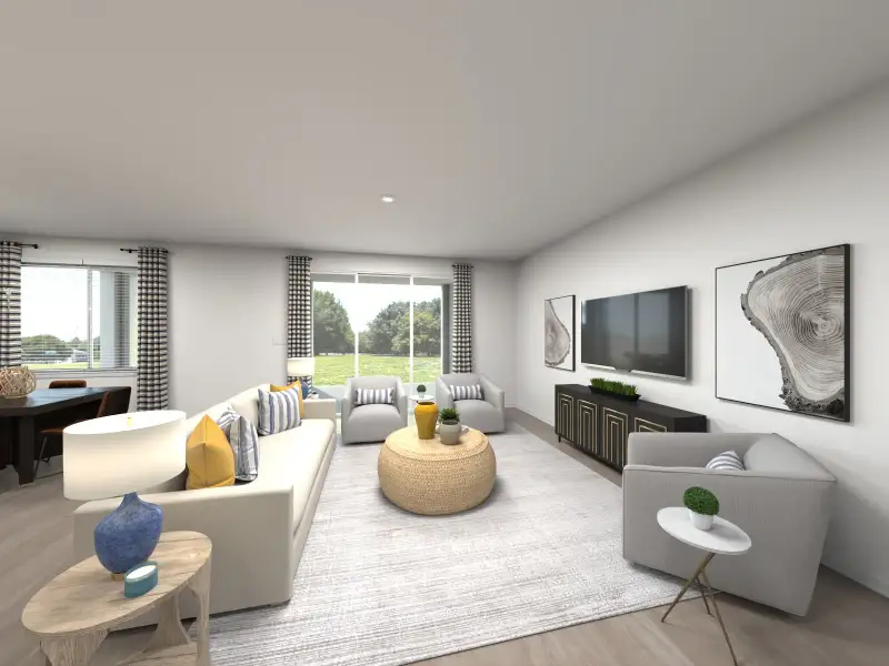 Furnished interior in a model home at Oaks at Lake Standish in Apopka (Image 18).