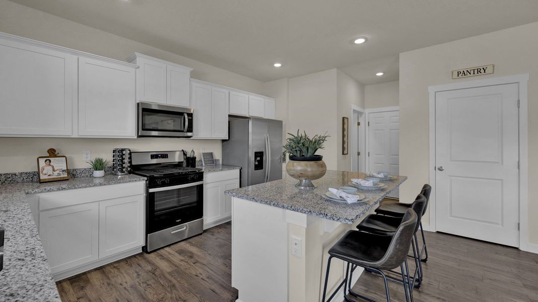 Furnished interior in a model home at Polo Fields in Kingsport (Image 23).
