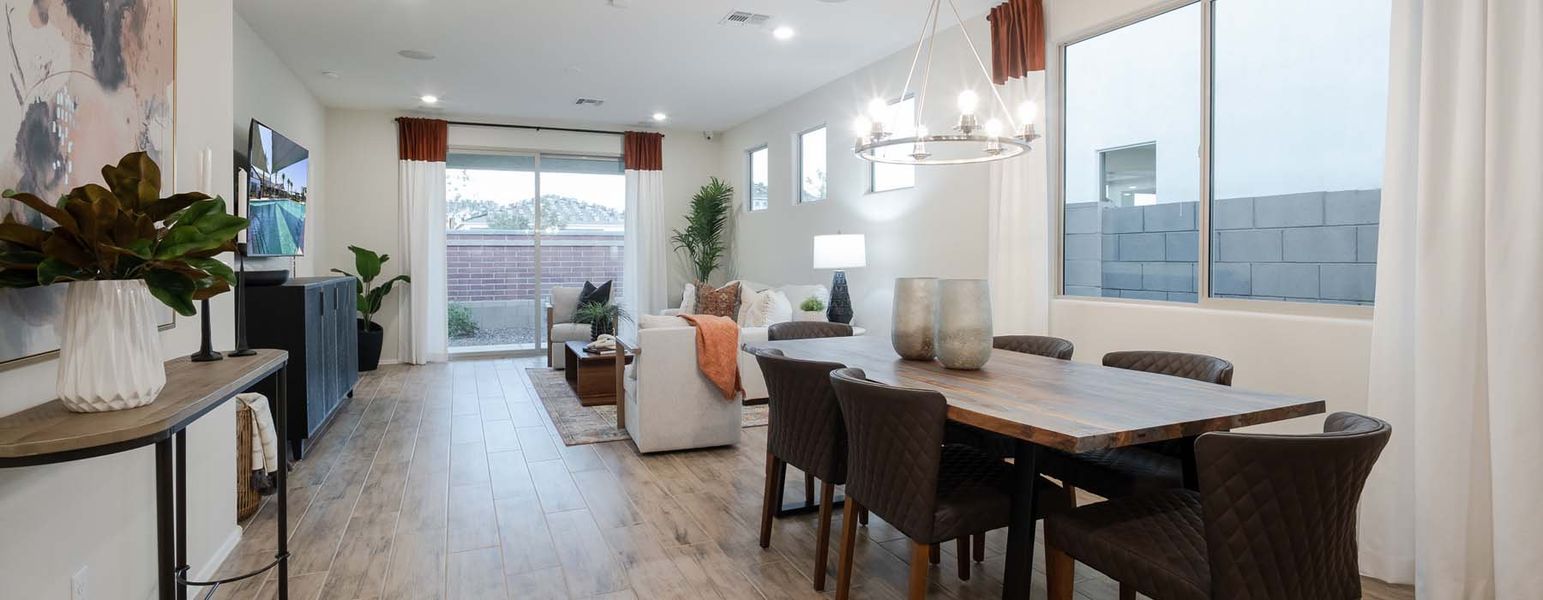 Furnished interior in a model home at Beacon Hill at Marley Park in Surprise (Image 9).