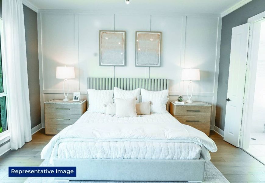 Furnished interior in a model home at LeTara in Haslet (Image 10).