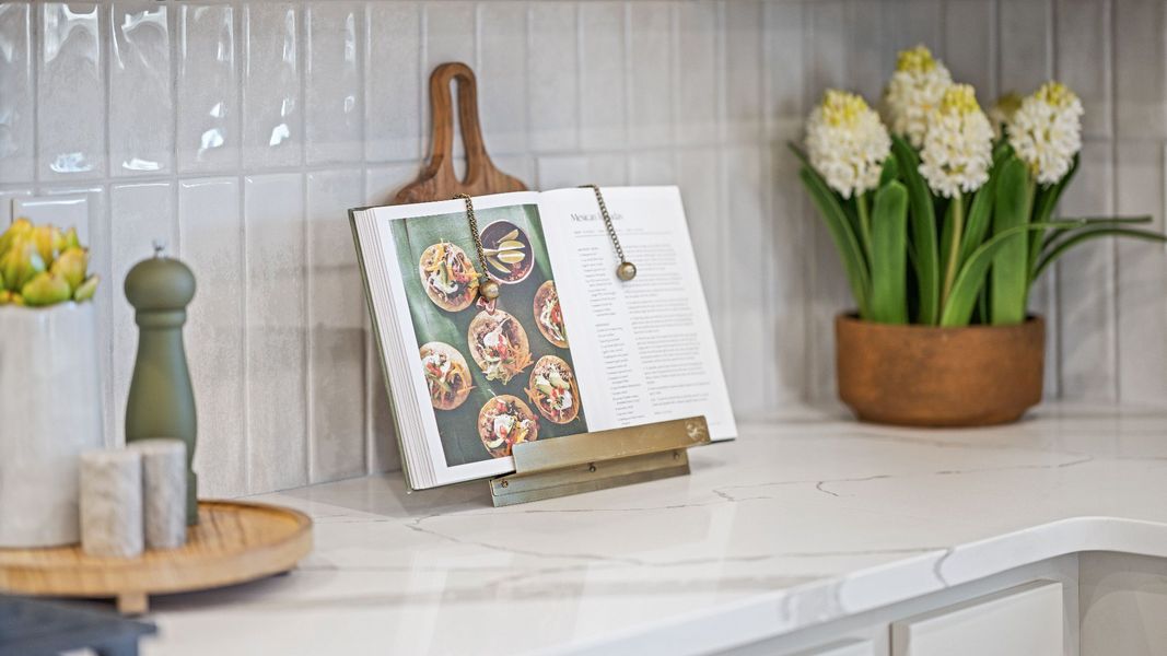 White Quartz countertops and ceramic tile backsplash options White Quartz countertops and ceramic tile backsplash options