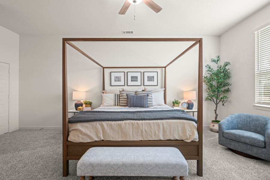 Furnished interior in a model home at Eagles Landing in Waco (Image 28). Furnished interior in a model home at Eagles Landing in Waco (Image 28).