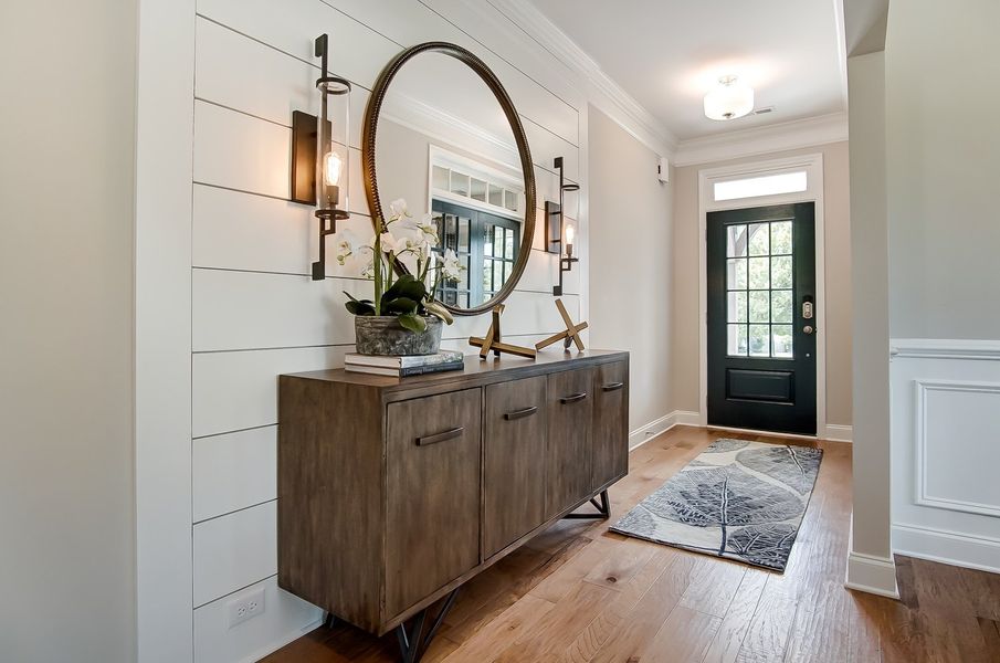 Furnished interior in a model home at Woodleigh Park at Lake Carolina in Columbia (Image 3).